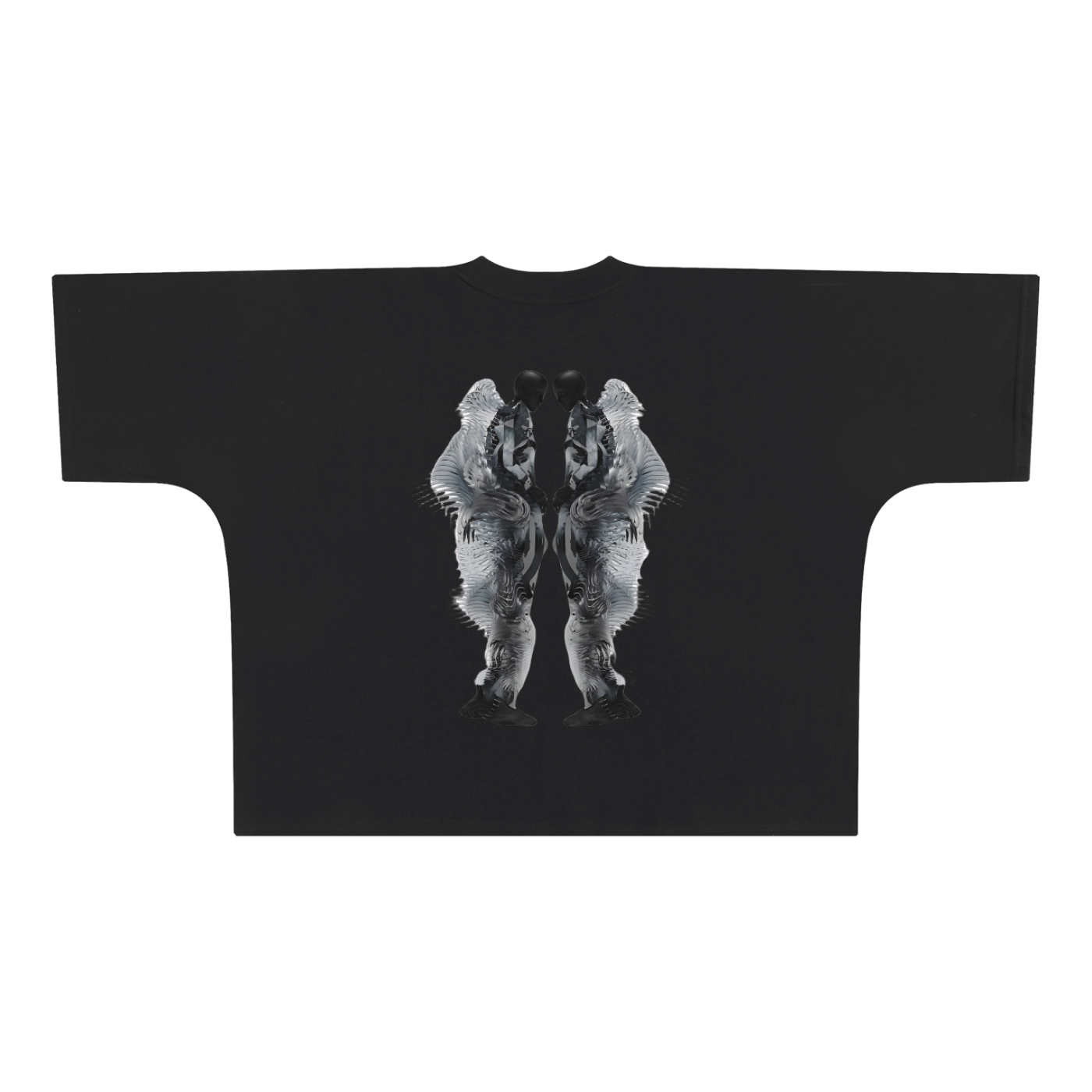 Oversize One-piece Pattern Cut Boxy Tee - 300 GSM