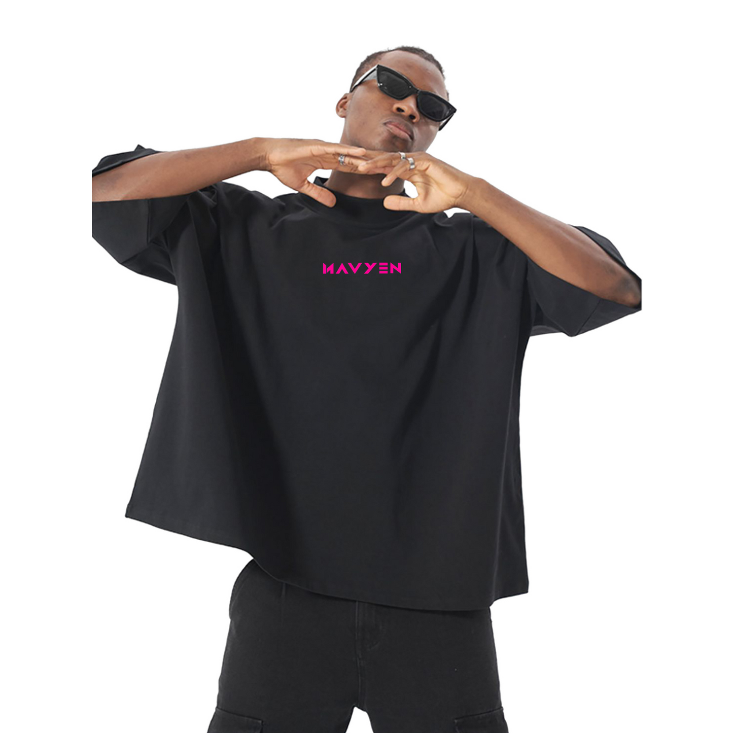 Oversize One-piece Pattern Cut Boxy Tee - 300 GSM