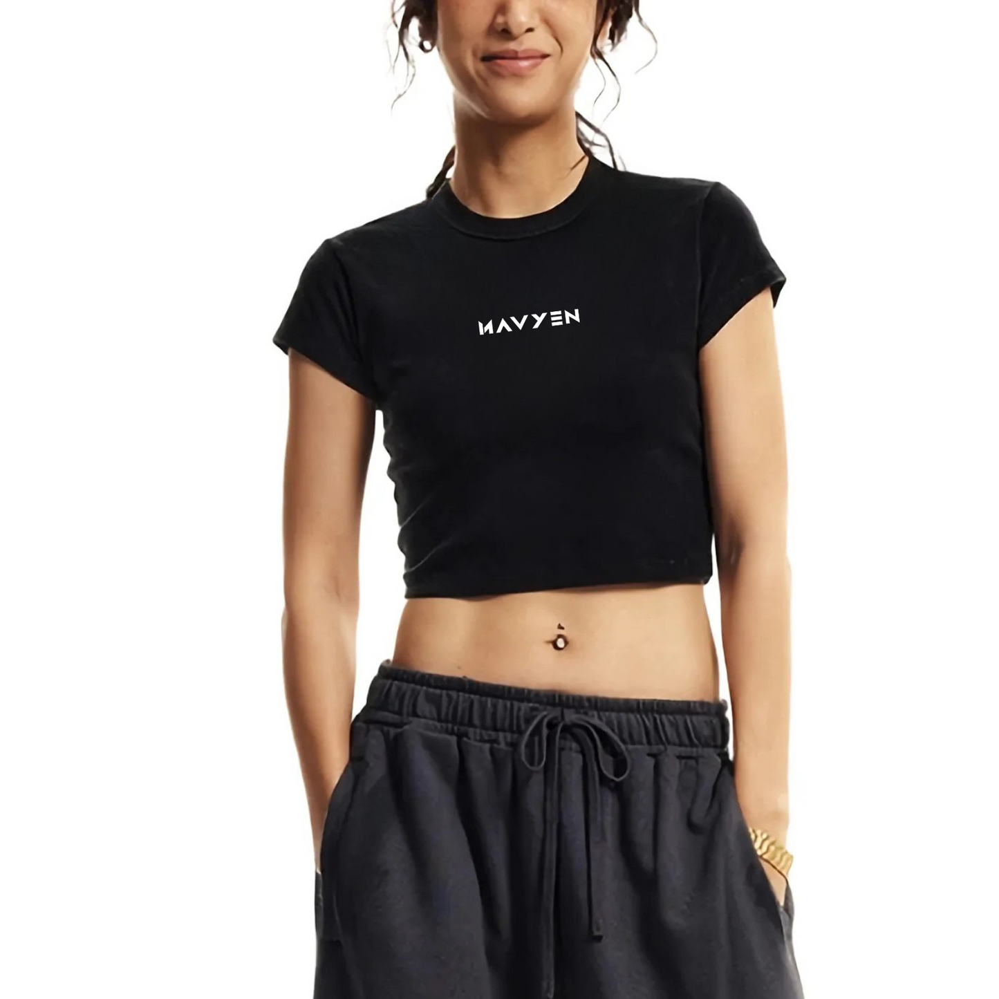 Snow Washed Crop Top