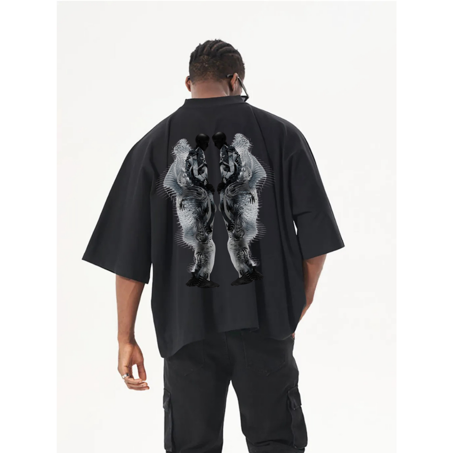 Oversize One-piece Pattern Cut Boxy Tee - 300 GSM