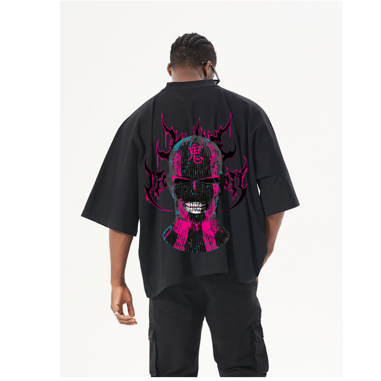 Oversize One-piece Pattern Cut Boxy Tee - 300 GSM