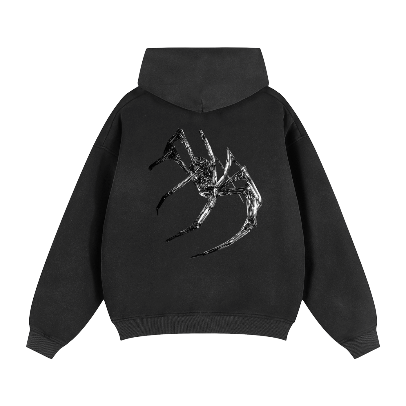 Zip-Through Boxy Hoodie