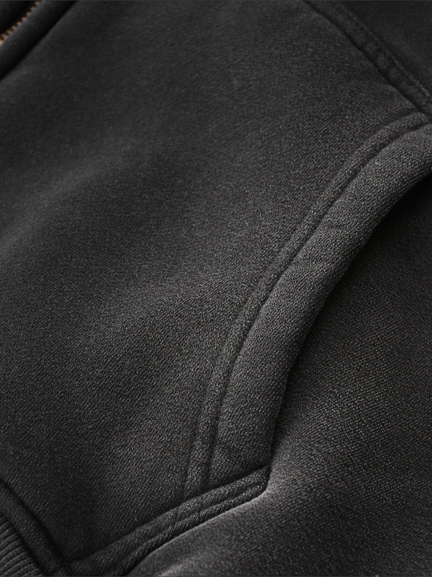 Zip-Through Boxy Hoodie