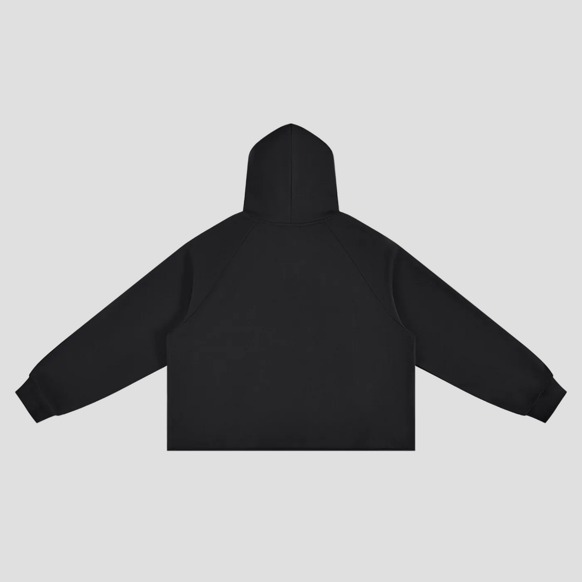 Unisex Vintage Wash Raw Edge Boxy Hoodie