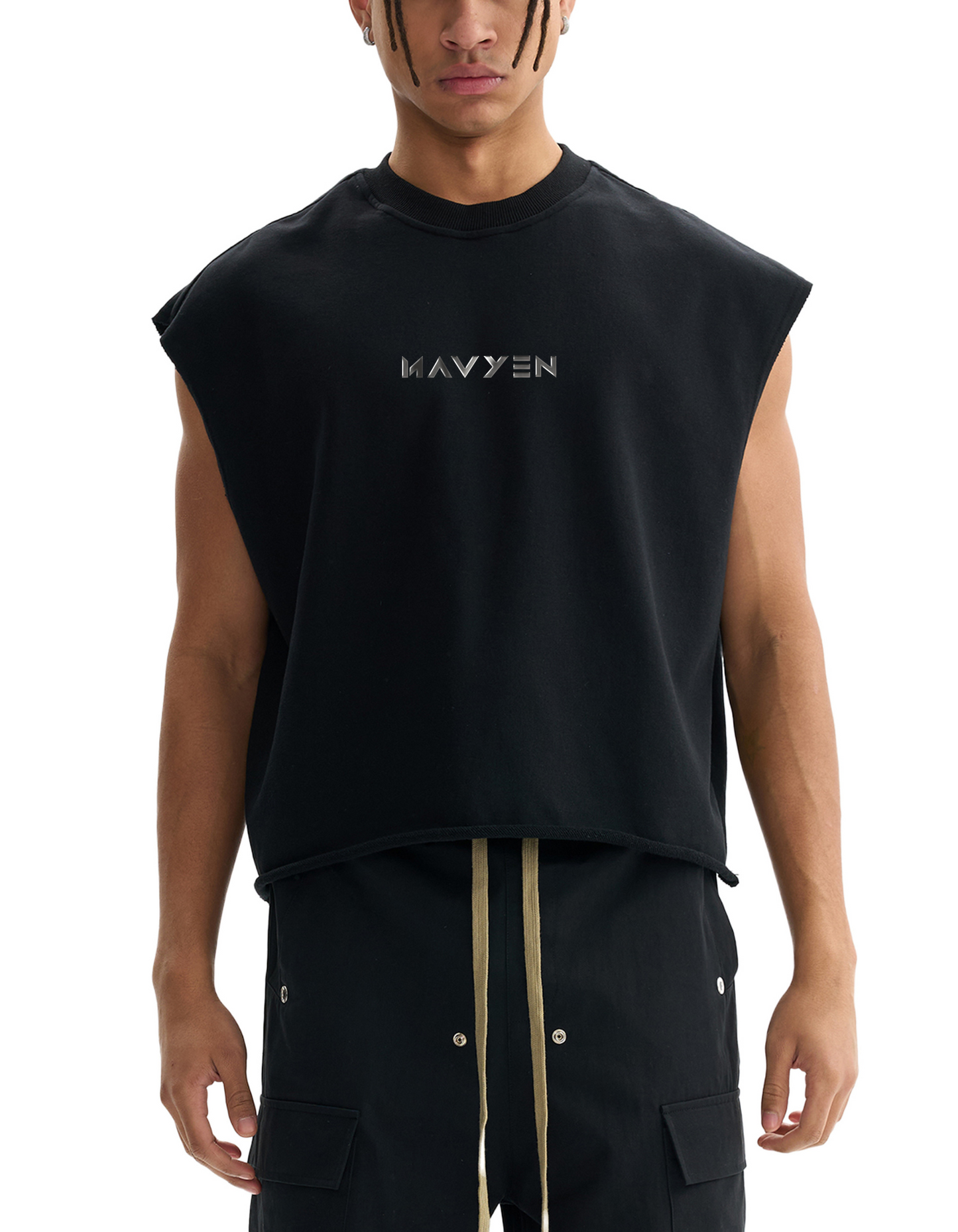 French Terry Boxy Tank Top