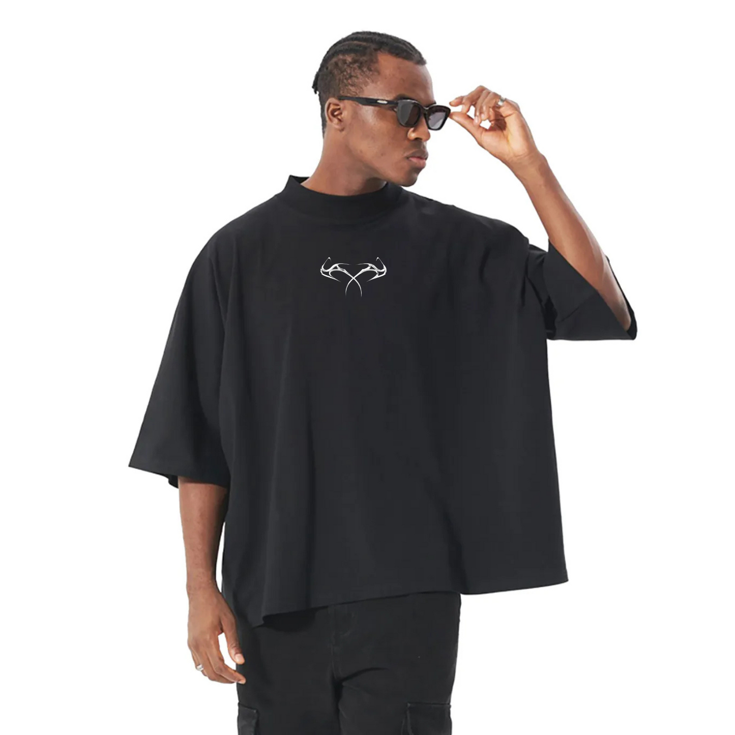 Oversize One-piece Pattern Cut Boxy Tee - 300 GSM