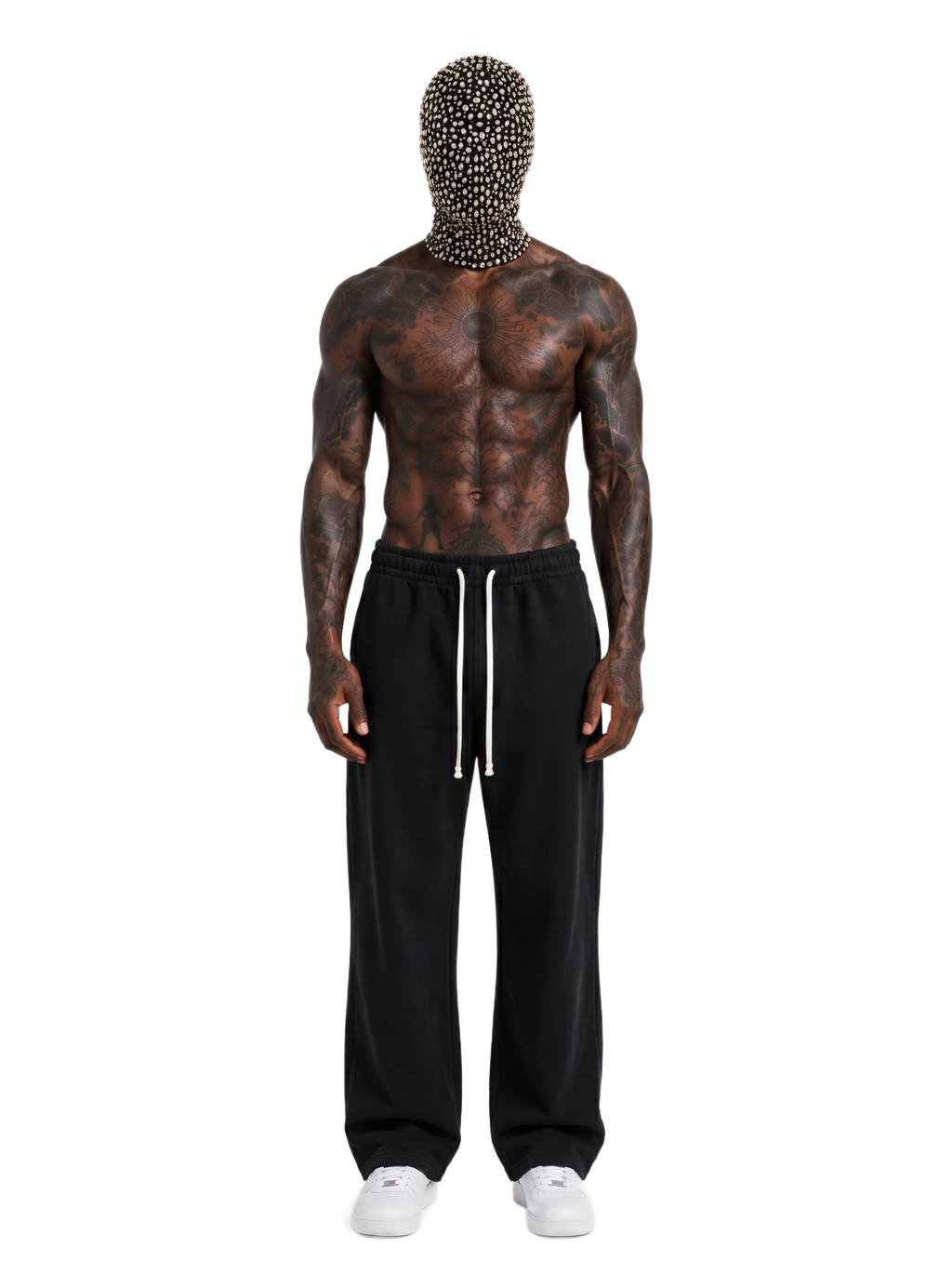 Unisex Solid Color Fleece Straight Leg Pants