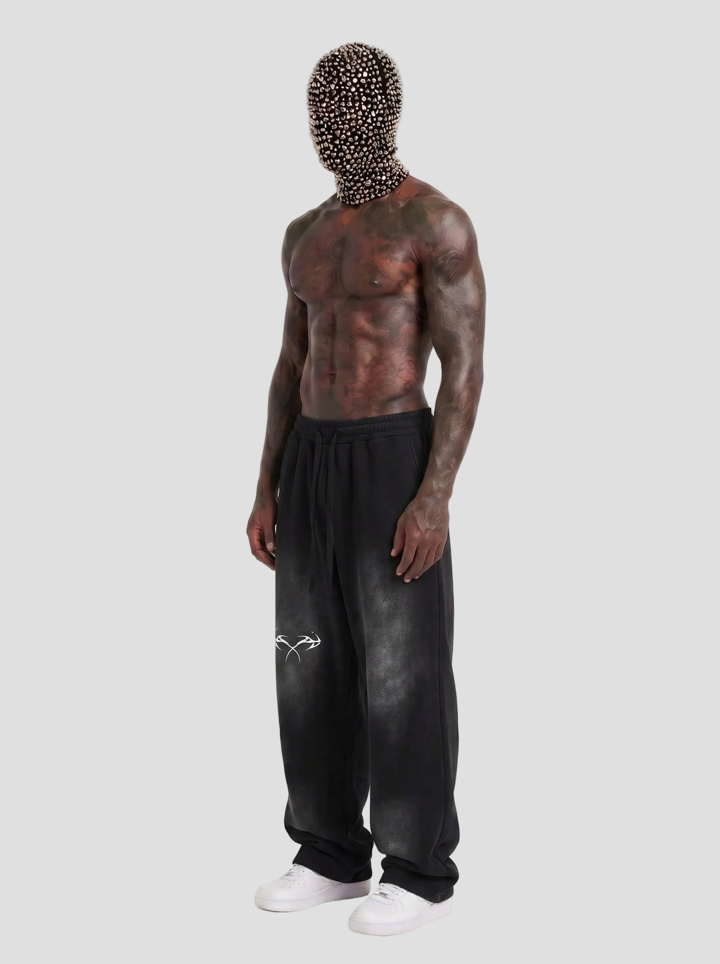 Effortless Athleisure Pure Cotton Handcrafted Monkey Wash Loose fit Sweatpants