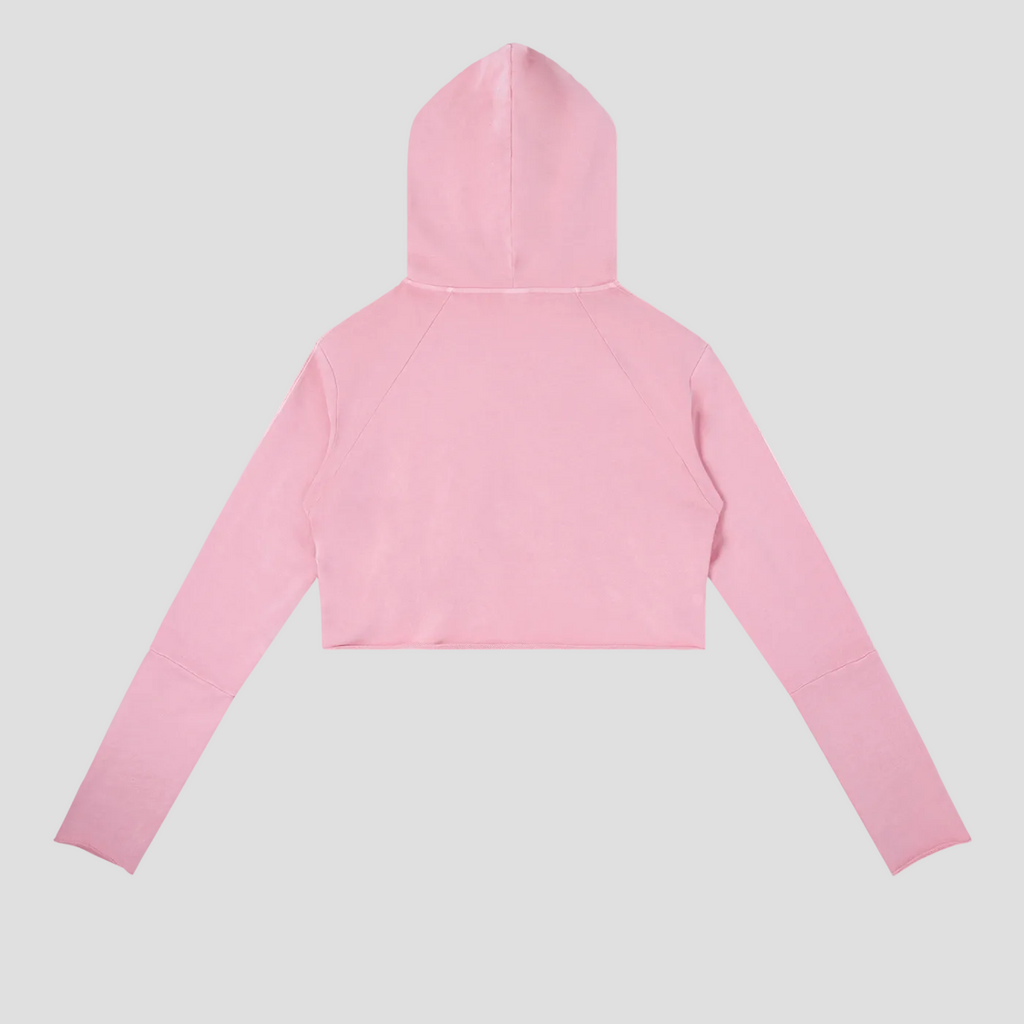 Vintage Washed Raw Edge Hoodie