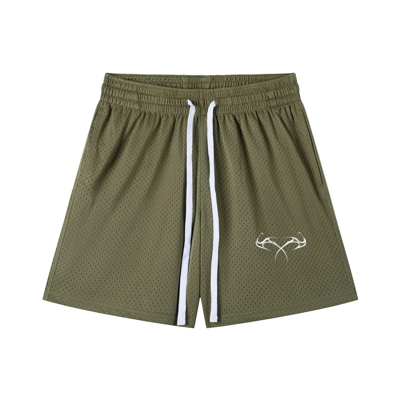 Mesh Drawstring Shorts