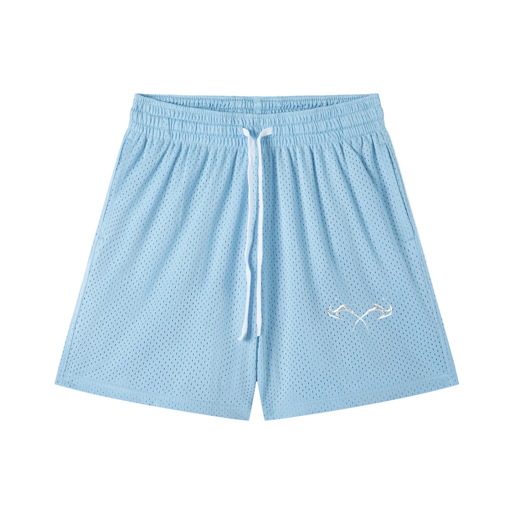 Mesh Drawstring Shorts