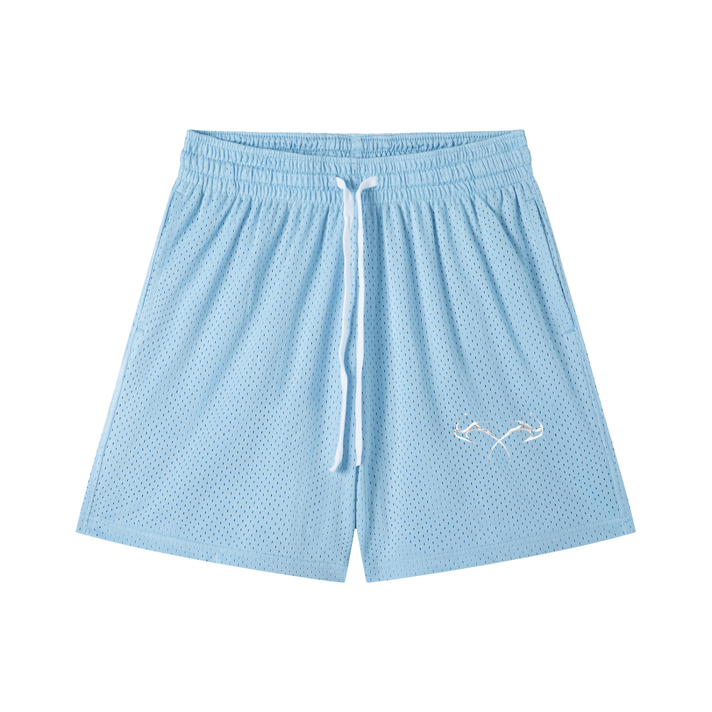 Mesh Drawstring Shorts