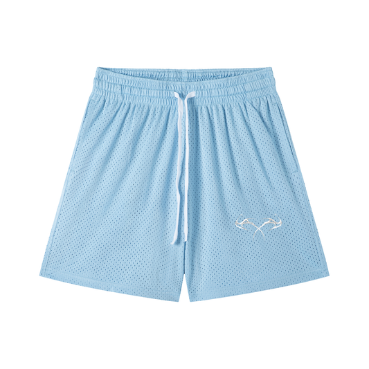 Mesh Drawstring Shorts