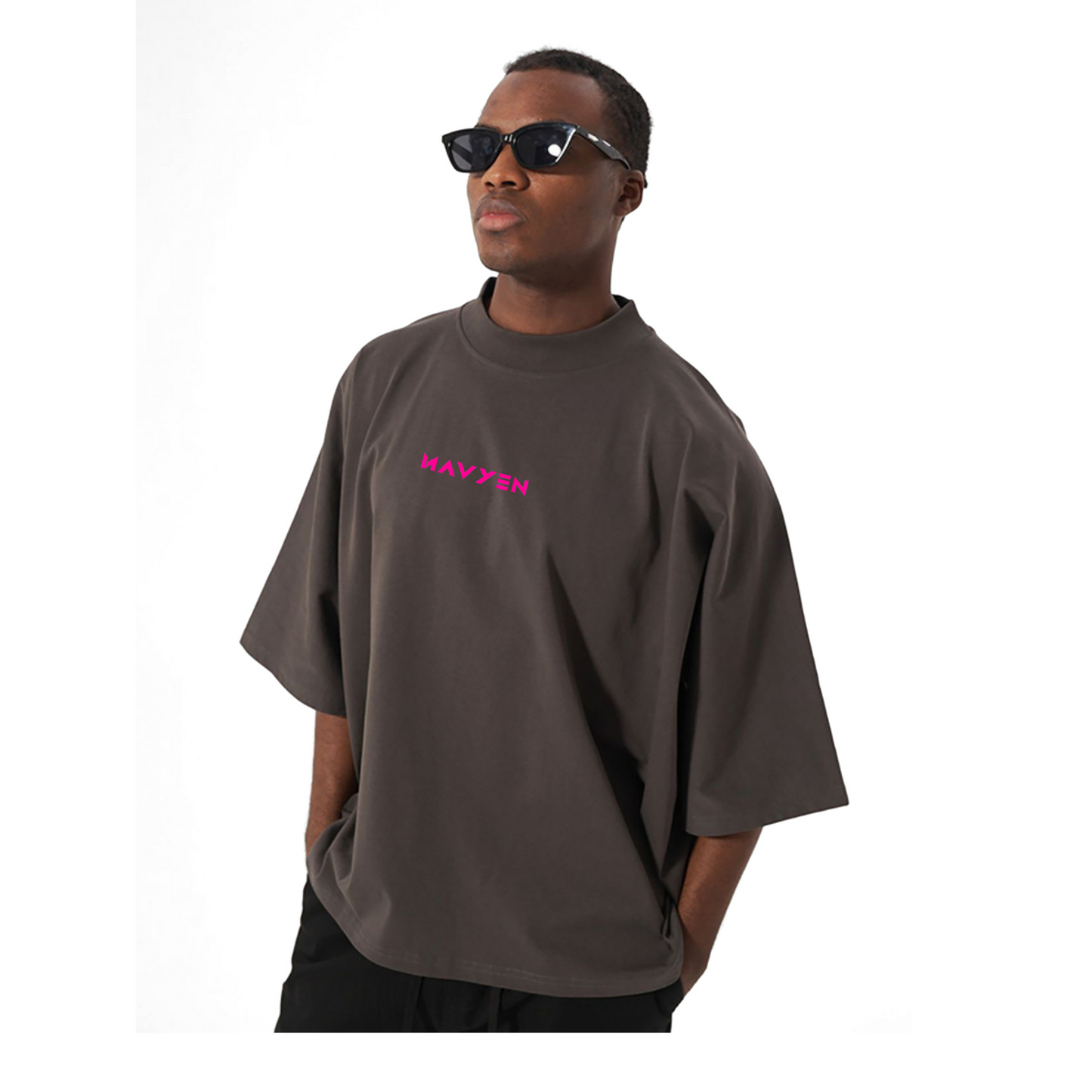 Oversize One-piece Pattern Cut Boxy Tee - 300 GSM