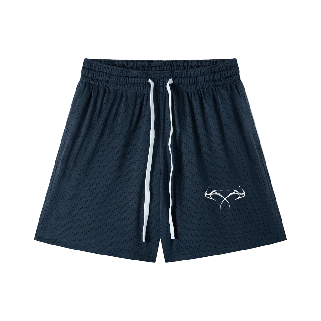 Mesh Drawstring Shorts