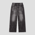 Men’s Vintage Wash Wide Leg Jeans