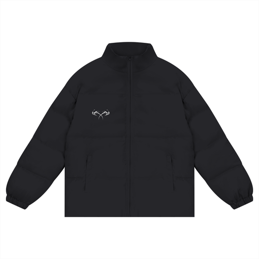 Unisex Zipper Puffer Coat