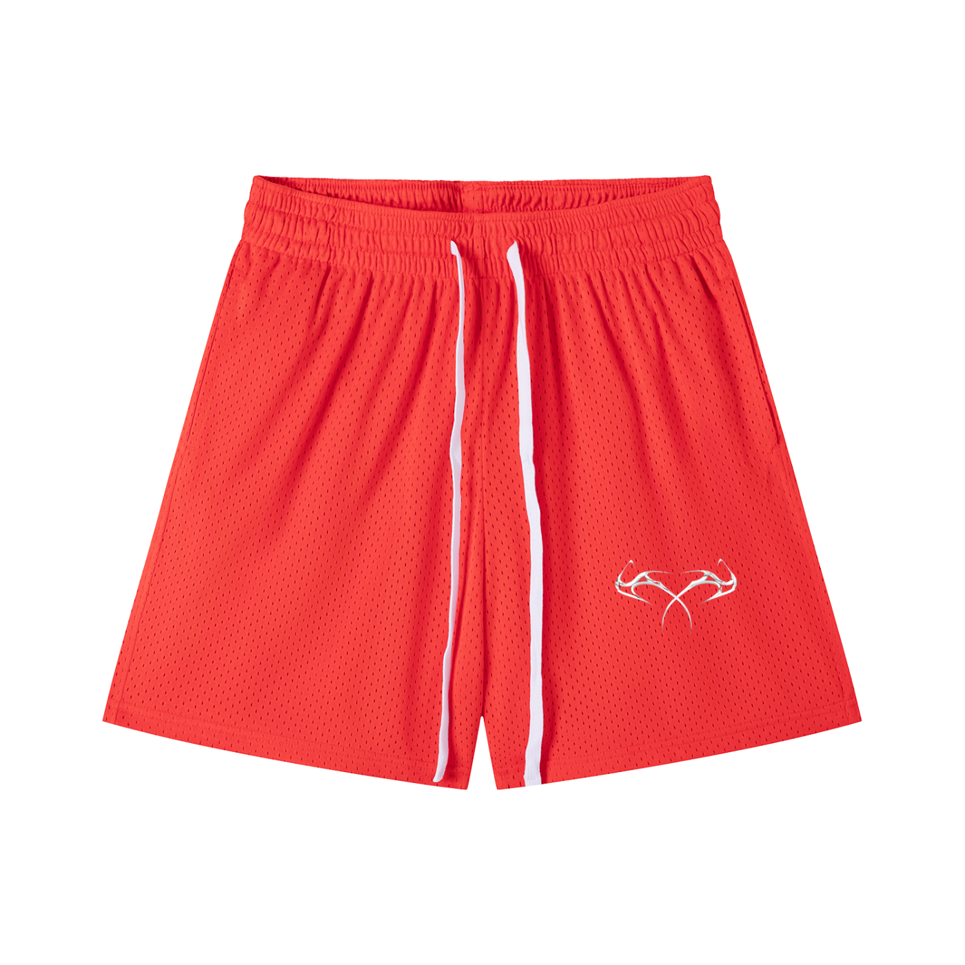 Mesh Drawstring Shorts