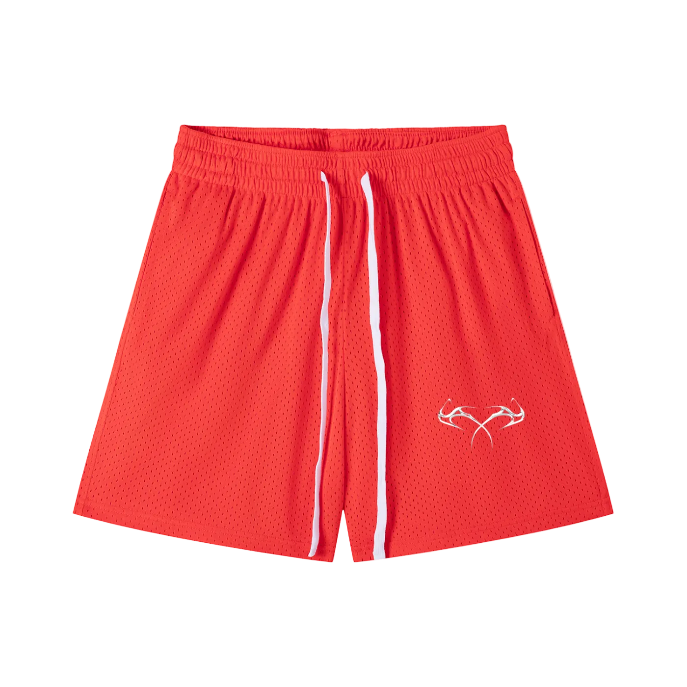 Mesh Drawstring Shorts