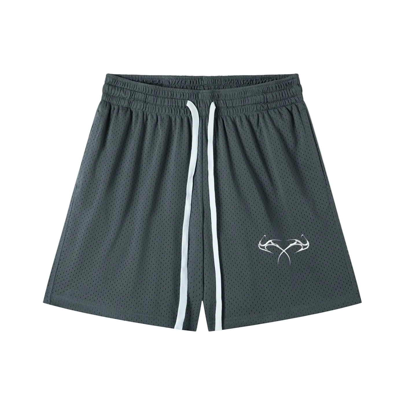 Mesh Drawstring Shorts