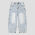 Men's Vintage Wash Sunfade Barrel Leg Jeans