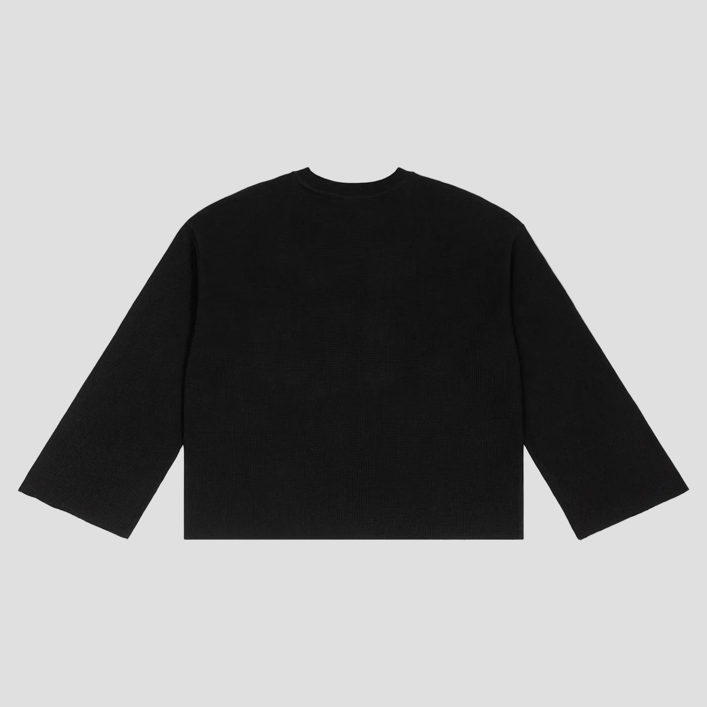 Unisex Waffle Raw Edge T-Shirt