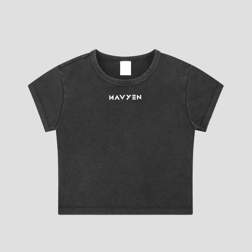 Snow Washed Crop Top