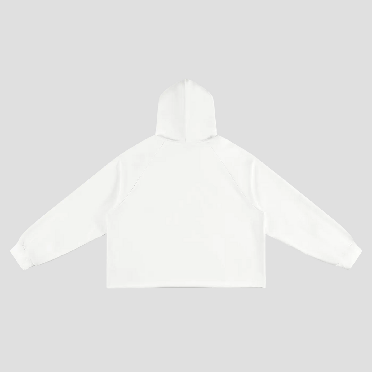 Unisex Vintage Wash Raw Edge Boxy Hoodie