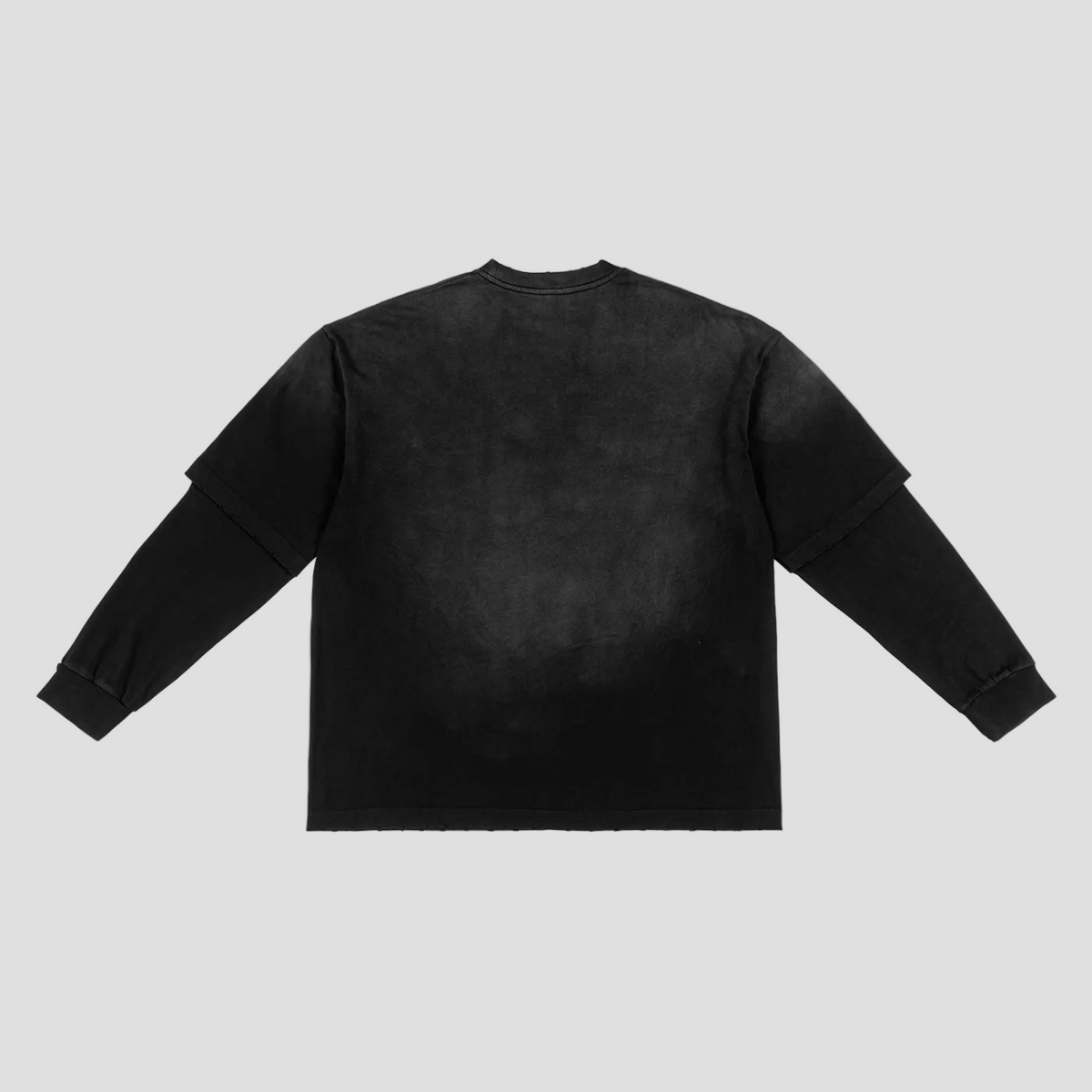 Sunfade Hand-Frayed Faux Two-Piece T-Shirt