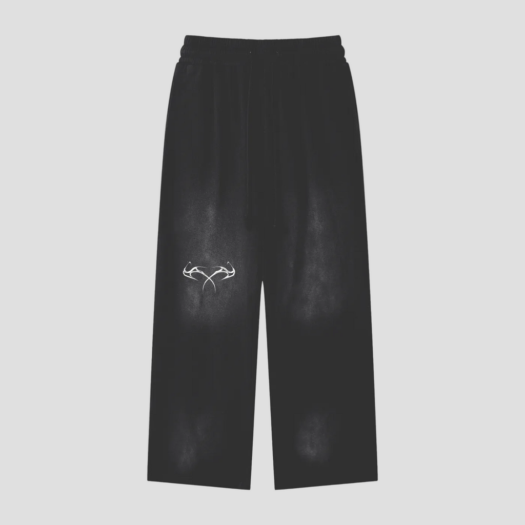 Effortless Athleisure Pure Cotton Handcrafted Monkey Wash Loose fit Sweatpants