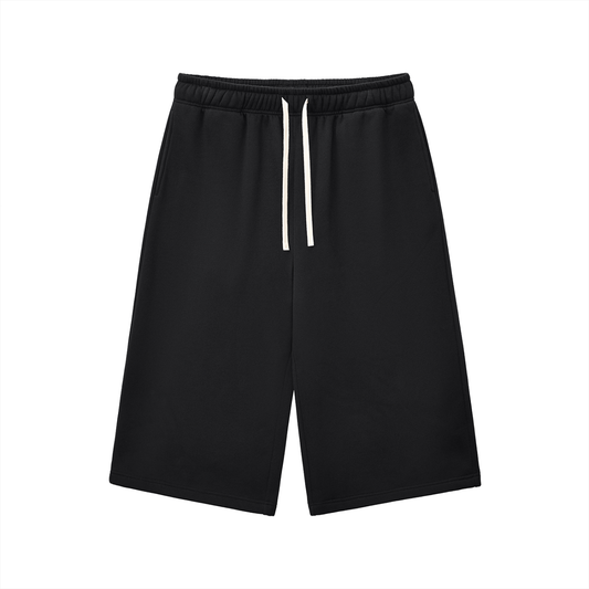 Relaxed Drawstring 3/4 Sweatpants