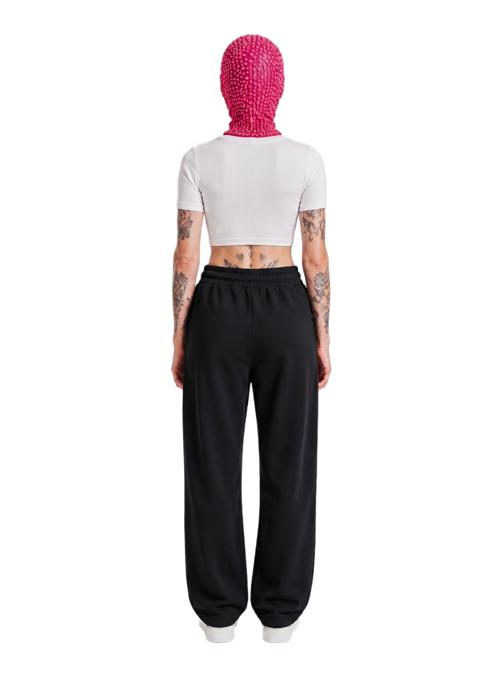 Unisex Solid Color Fleece Straight Leg Pants