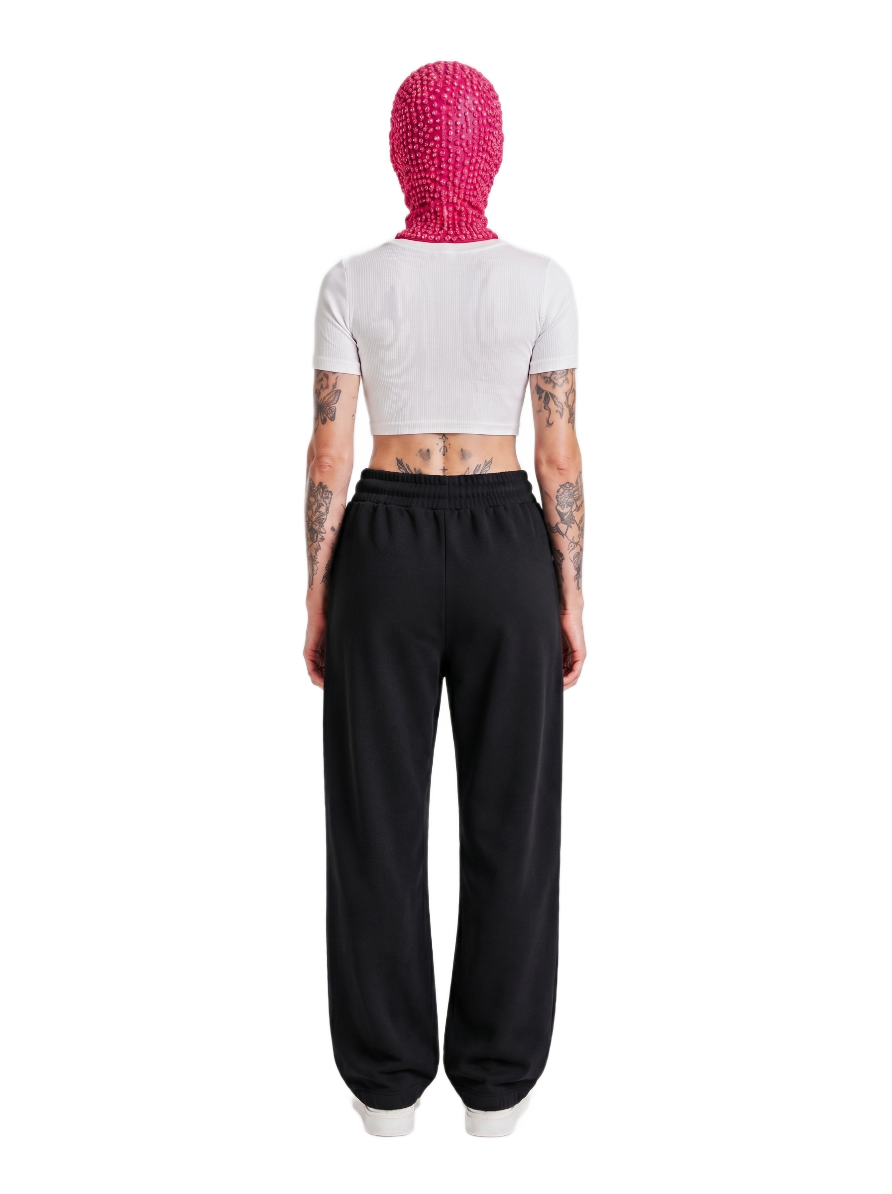 Unisex Solid Color Fleece Straight Leg Pants