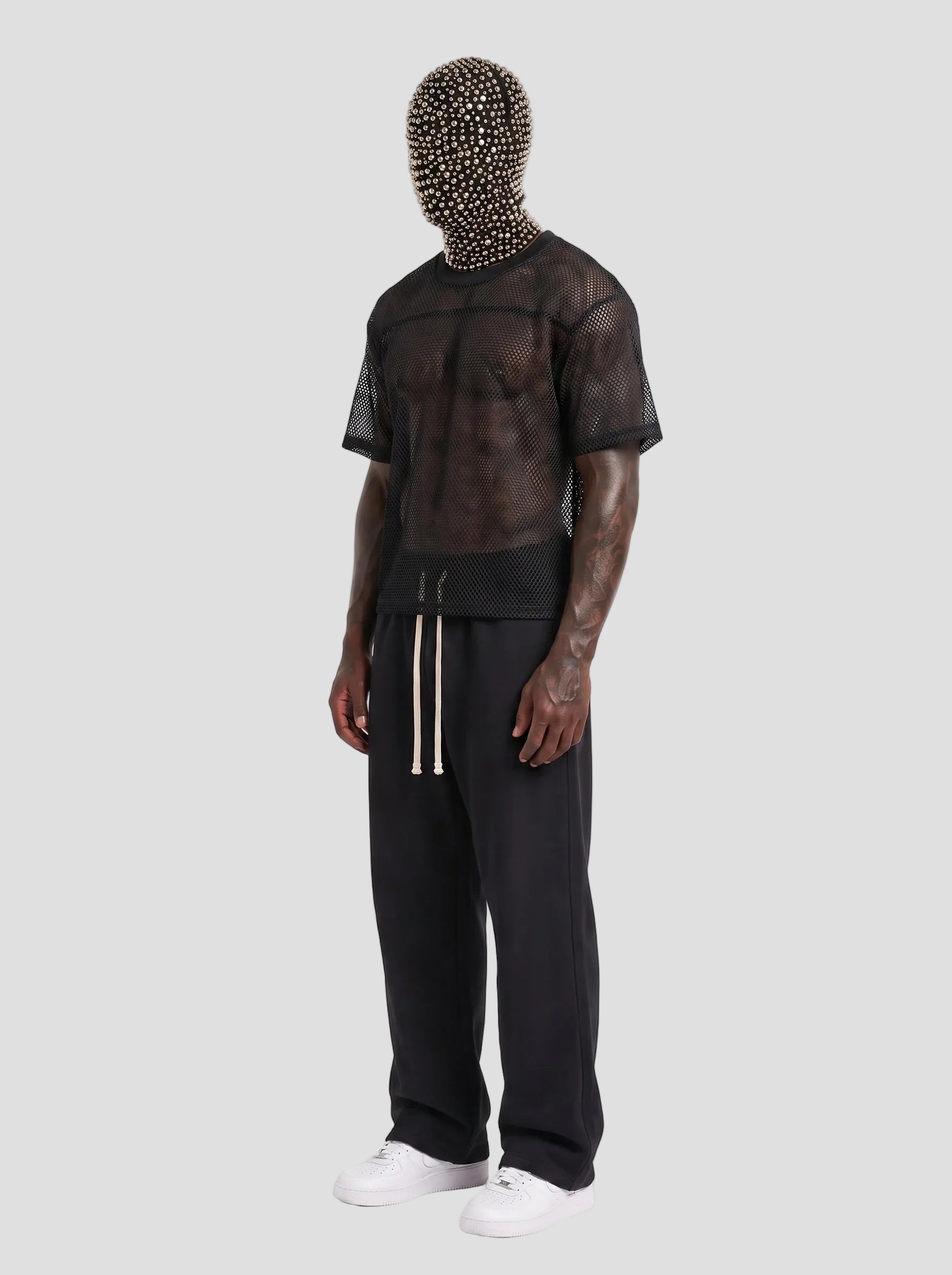 See-through Boxy Net T-shirt