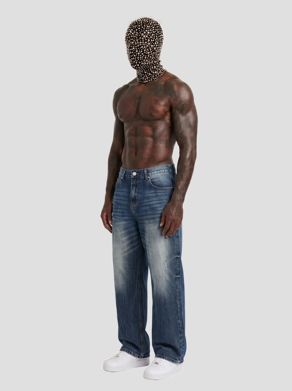Men's Vintage Wash Denim Jeans