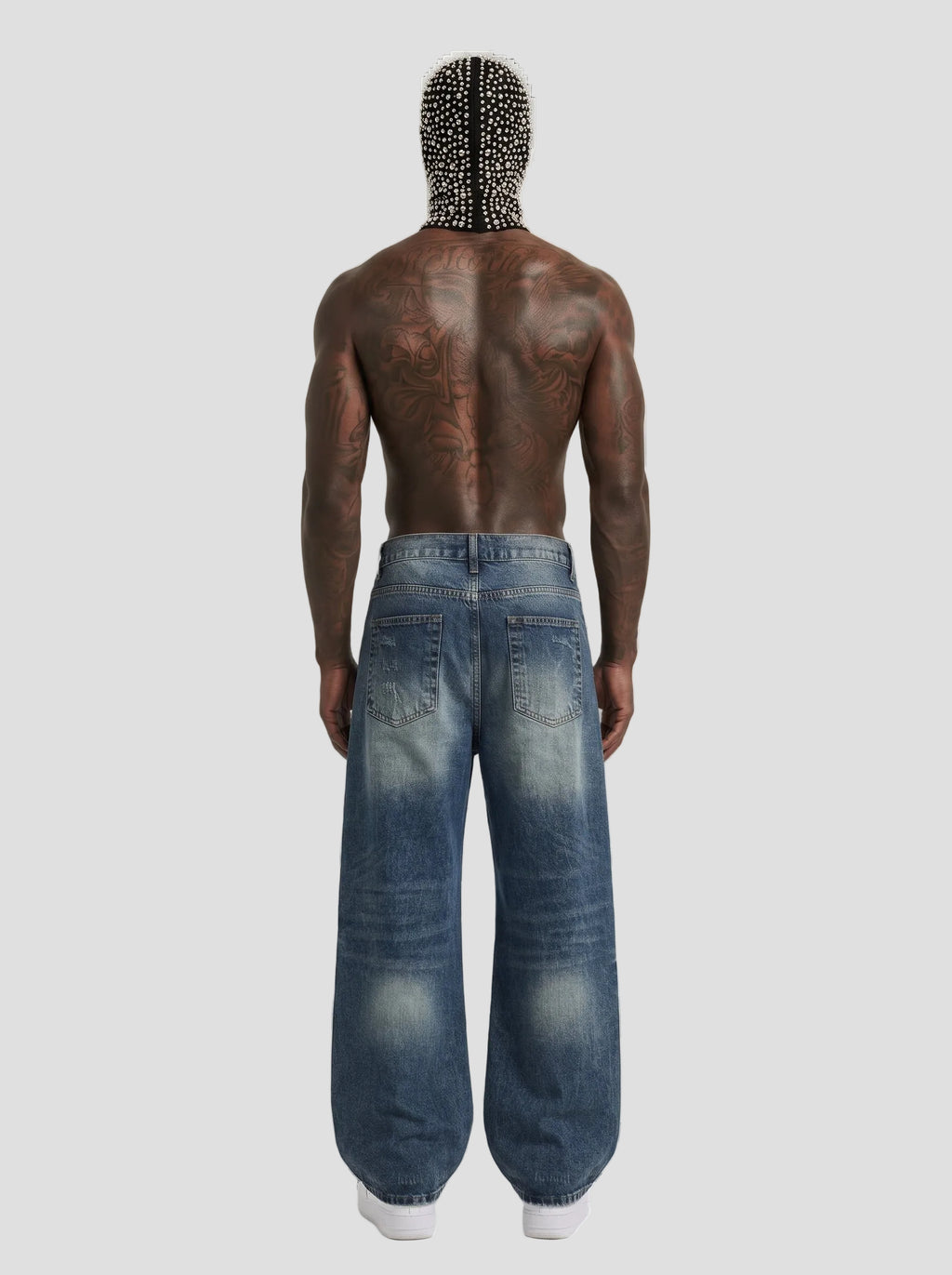Men's Vintage Wash Denim Jeans