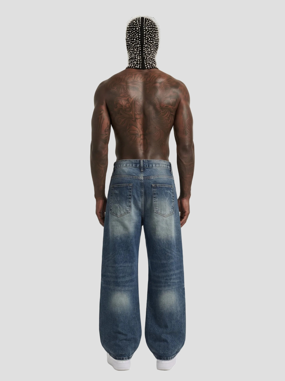 Men's Vintage Wash Denim Jeans