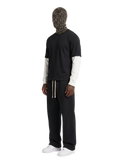 Layered Contrast Sleeve Cotton T-Shirt