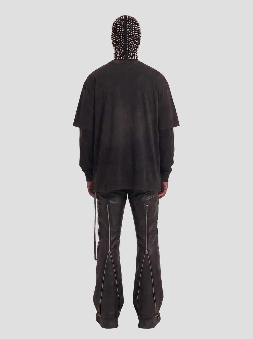 Sunfade Hand-Frayed Faux Two-Piece T-Shirt