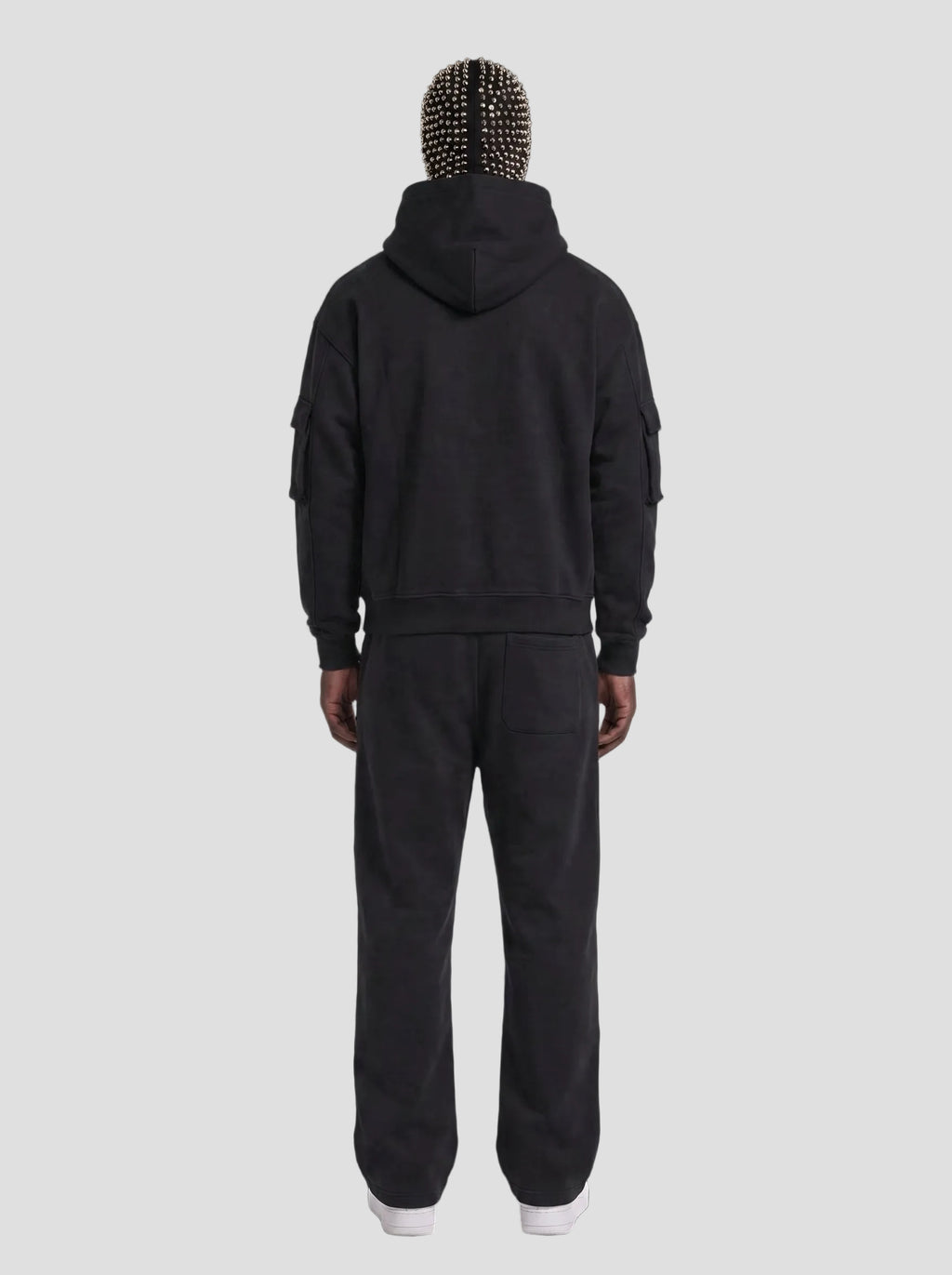 Unisex Heavyweight Ruched Sleeves Hoodie