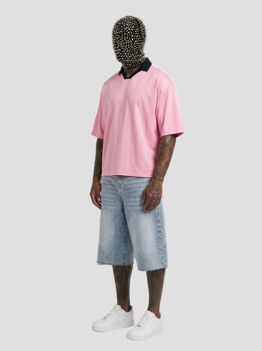 Unisex Striped Boxy Soccer Jersey