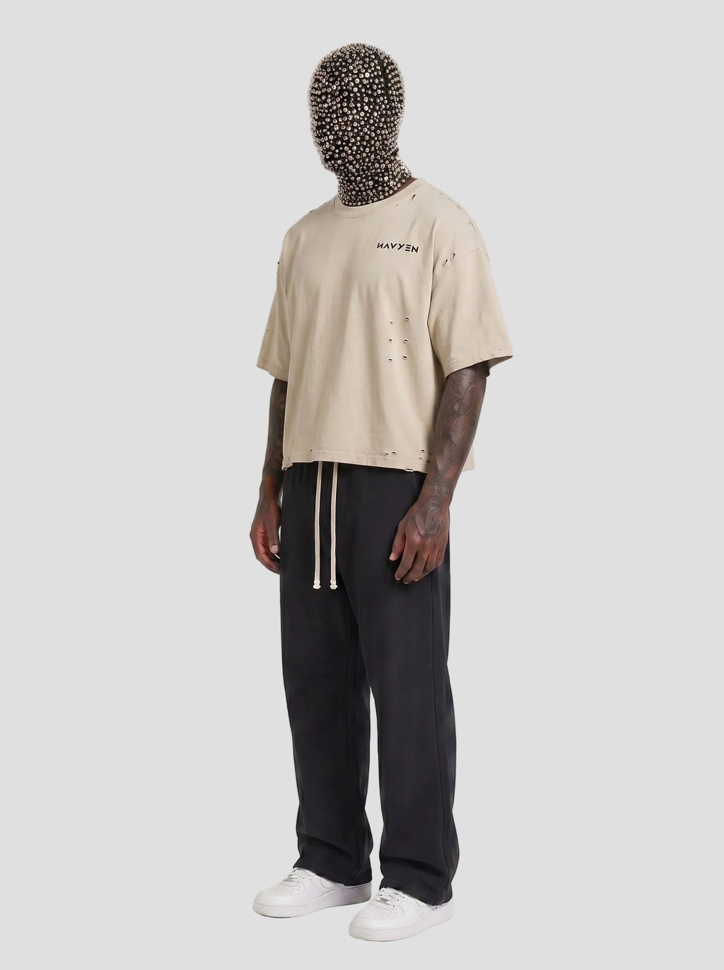 Classic Frayed Boxy Tee - 250 GSM