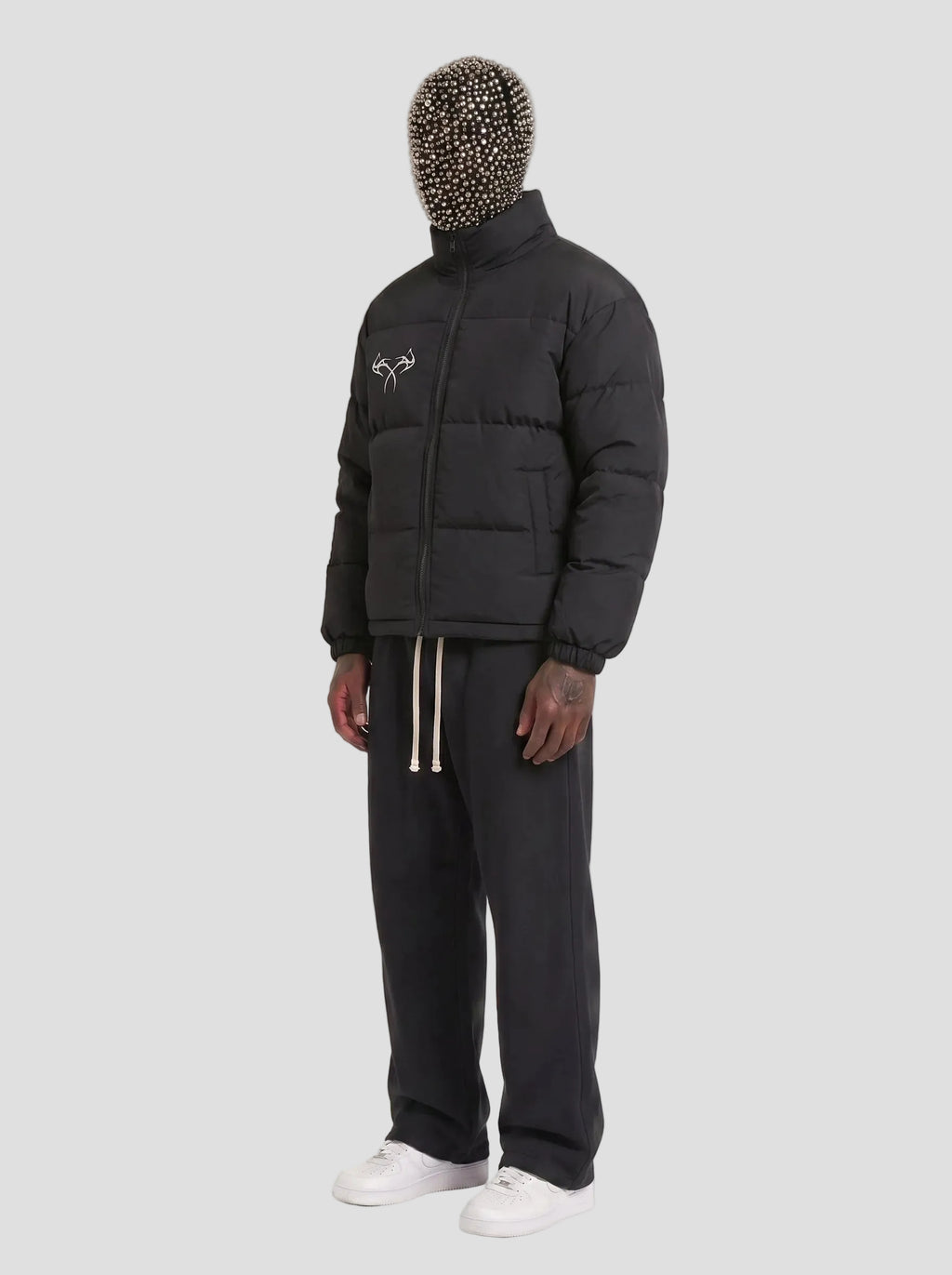 Unisex Zipper Puffer Coat