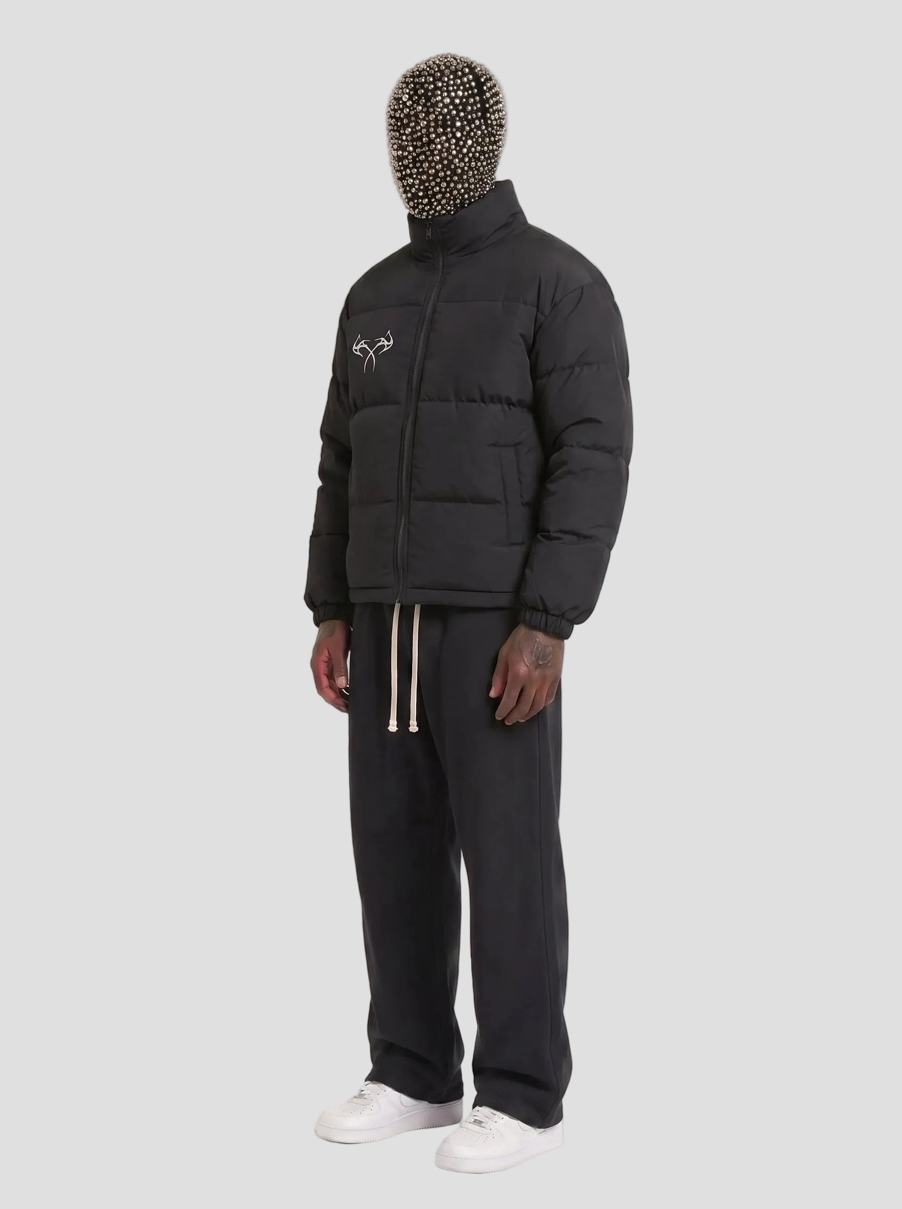 Unisex Zipper Puffer Coat