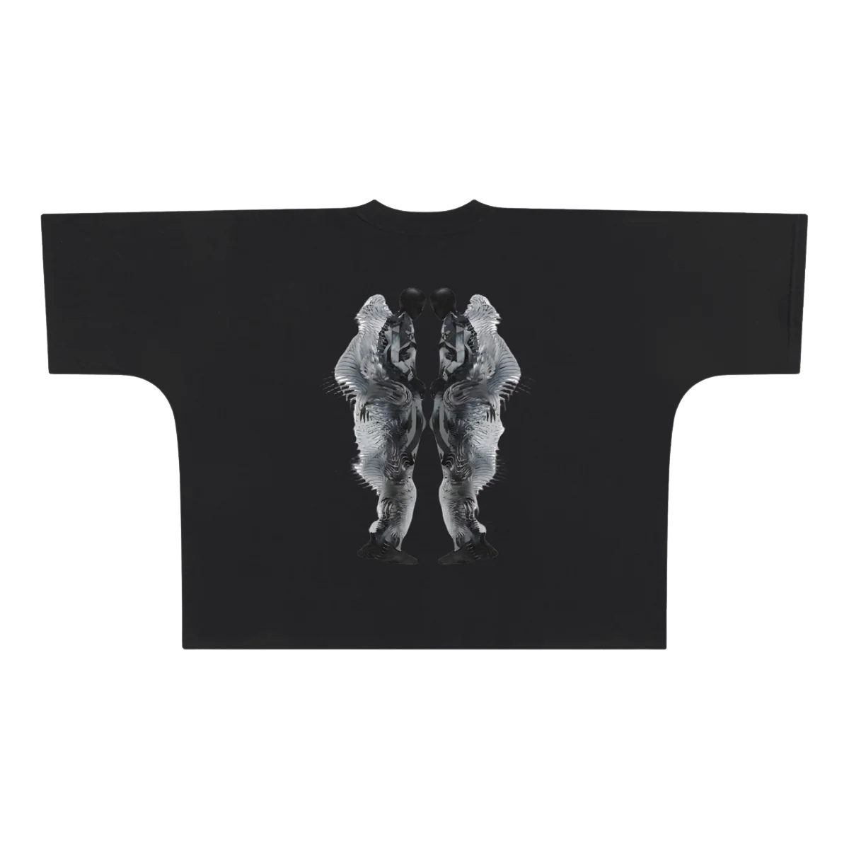 Oversize One-piece Pattern Cut Boxy Tee - 300 GSM