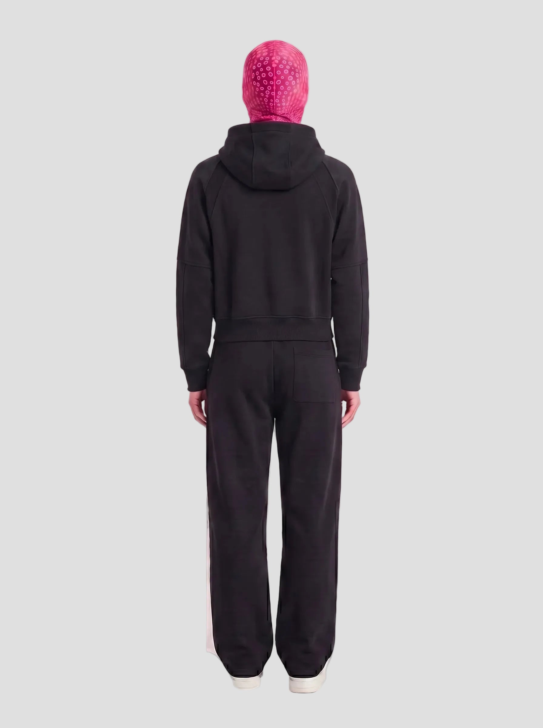 Cropped Zip-Through Hoodie