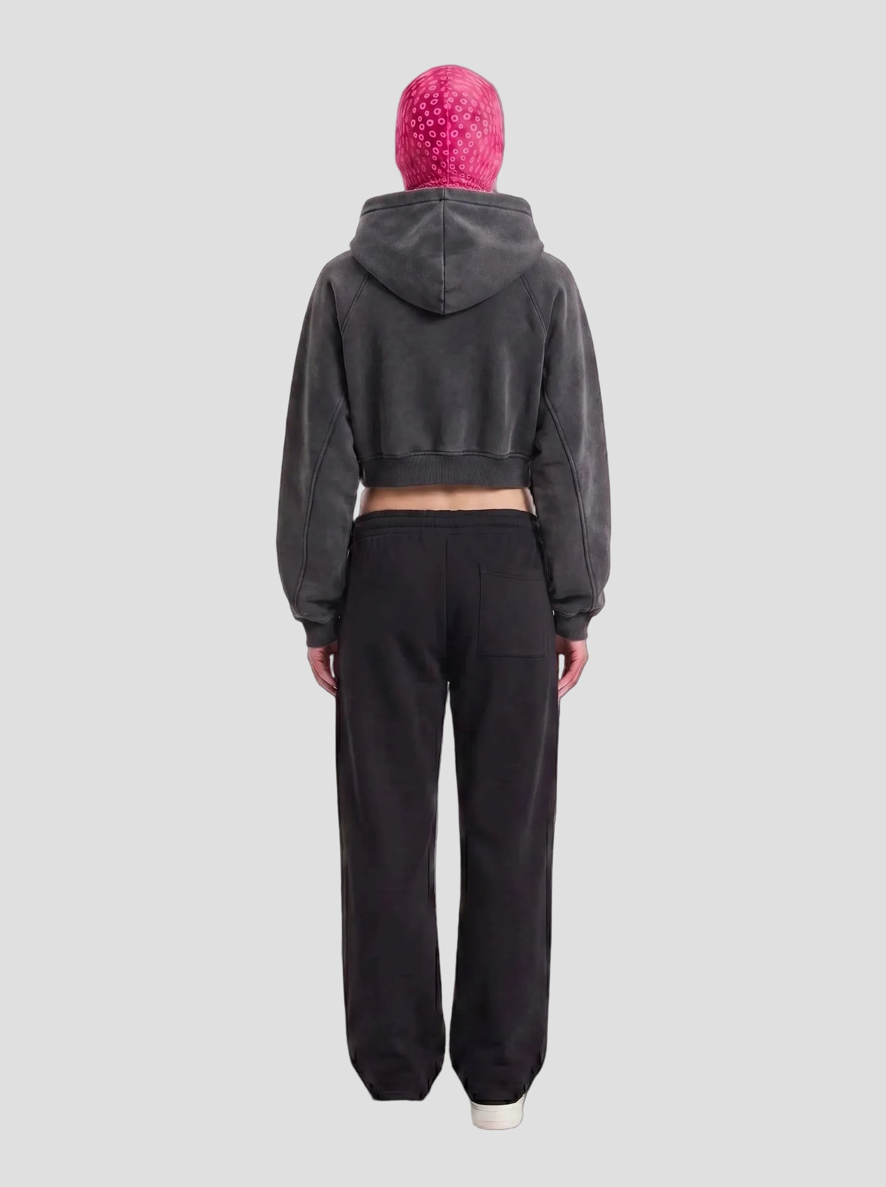 Snow Washed Cropped Hoodie