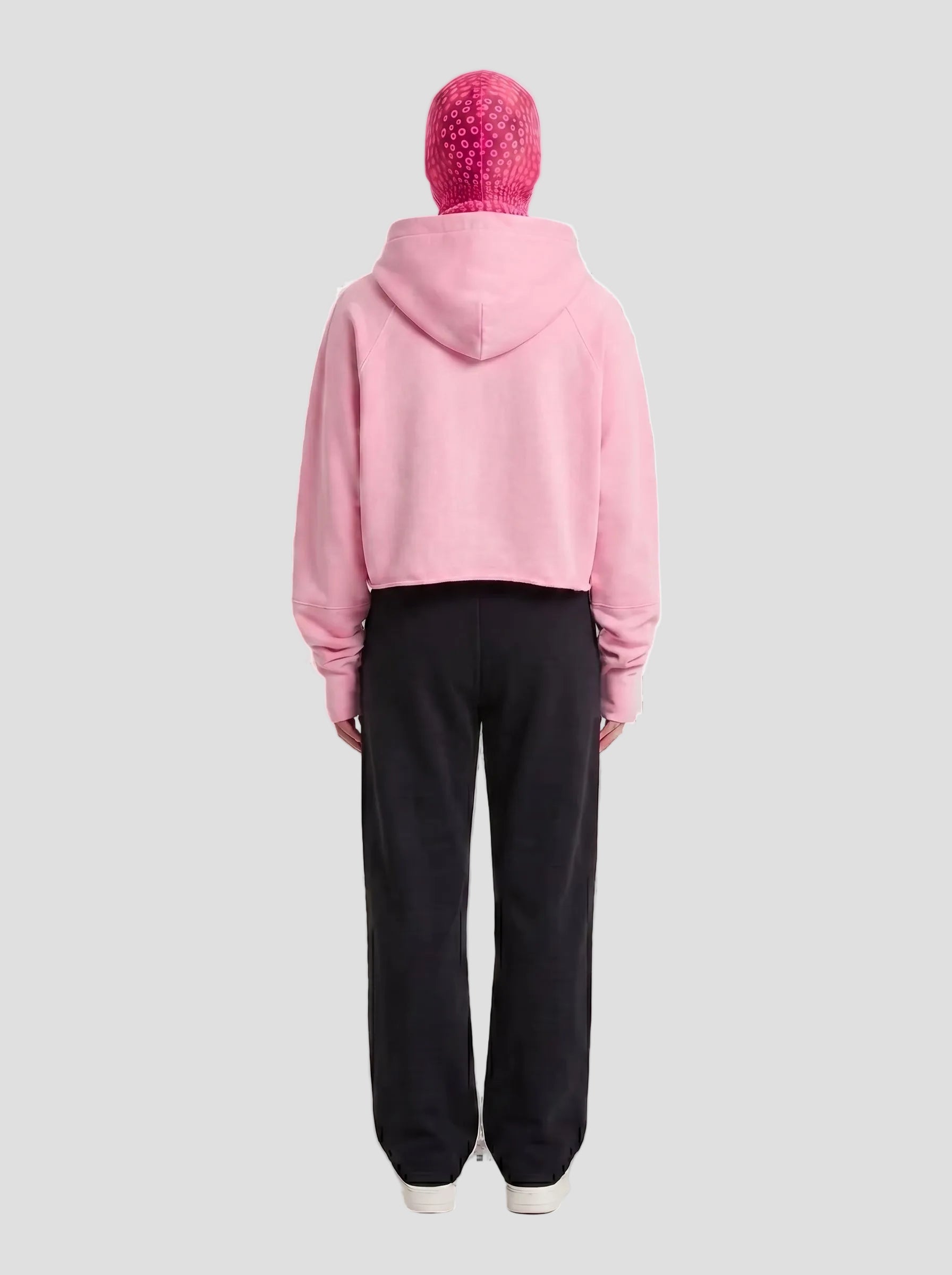 Vintage Washed Raw Edge Hoodie