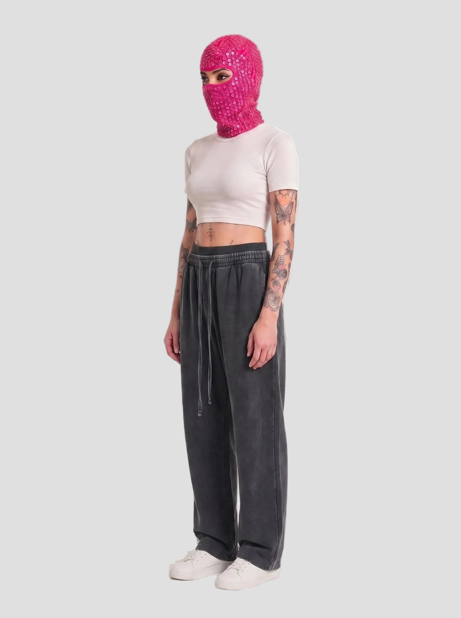 Vintage Washed Waist Pants