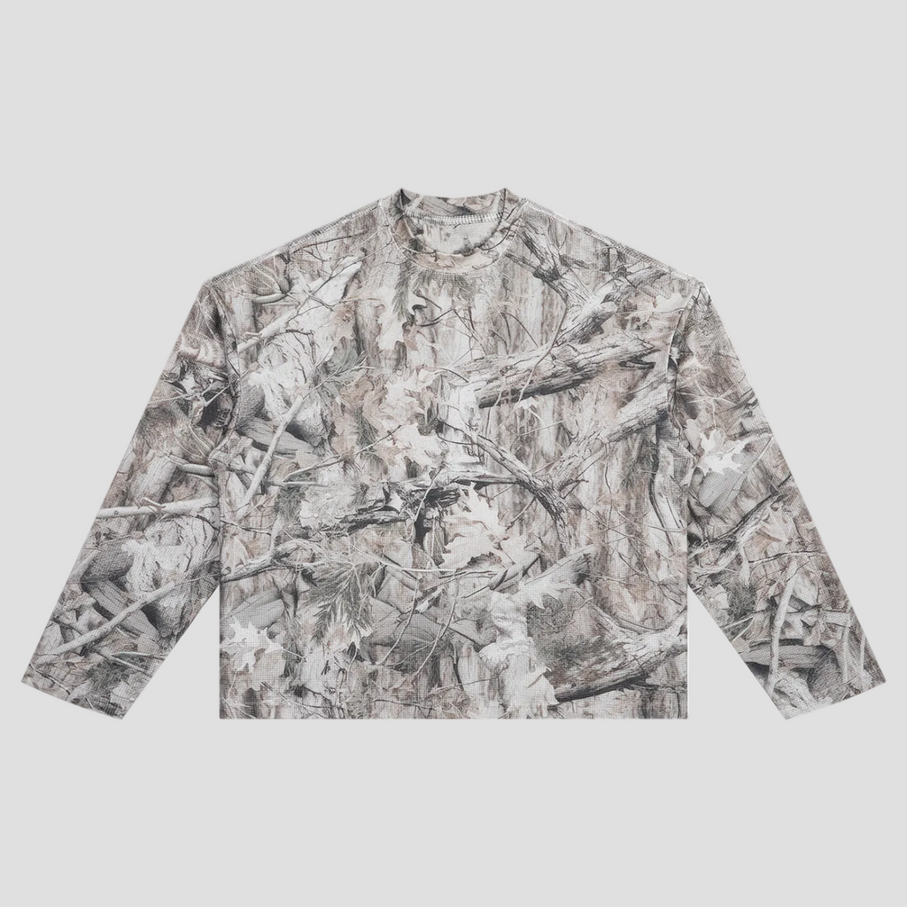 Unisex Tree Camo Waffle T-Shirt